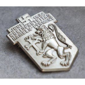 German WW2 Kreisparteitag Hameln-Pyrmont 1934 badge