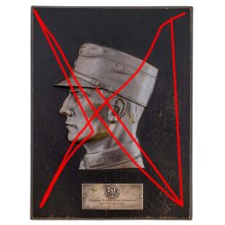 German  WW2 early SS man wall plaque