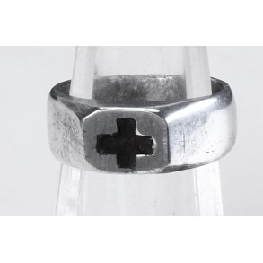 WW1 Iron cross trench art ring