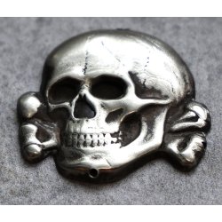 German WW2 Waffen-SS visor cap skull/totenkopf 'RZM 52'