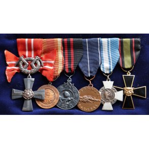 Finnish WW2 6-place medal bar