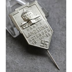 Swedish WW2 NSAP annual meeting Gothenburg 1938 badge
