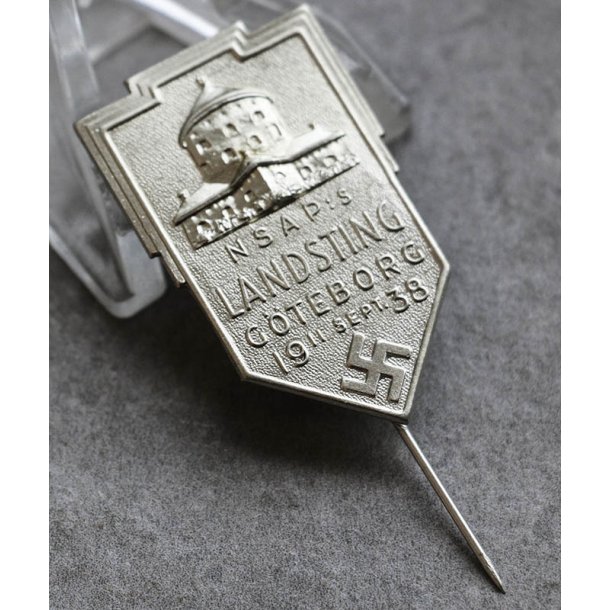 Swedish WW2 NSAP annual meeting Gothenburg 1938 badge