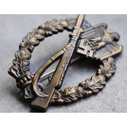 German WW2 Infantry assault badge in bronze 'JFS'