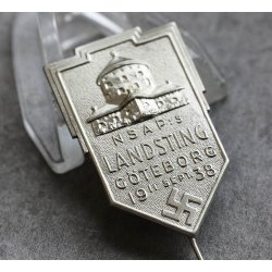 Swedish WW2 NSAP annual meeting Gothenburg 1938 badge