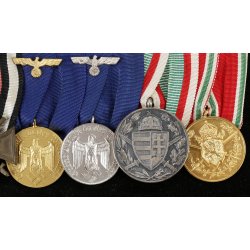 German WW1/2 6-place medal bar