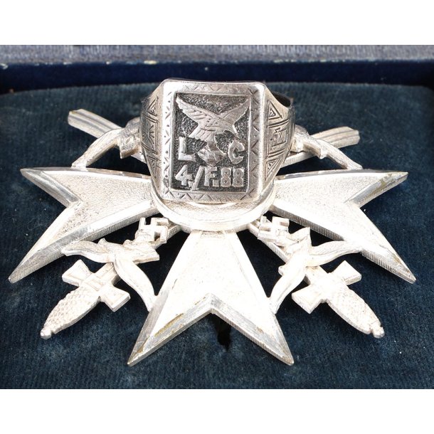 German WW2 Legion Condor 4./F.88 member's ring