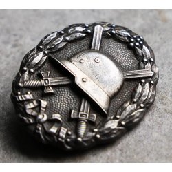 German WW1 Wound badge in silver 1918 - Godet 