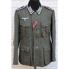 German WW2 Panzer Feldwebel service uniform