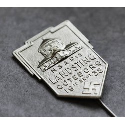 Swedish WW2 NSAP annual meeting Gothenburg 1938 badge