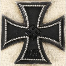 German WW2 Iron Cross first class 1939  '4' - Cased
