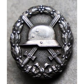 German WW1 Wound badge in silver 1918 - Godet 