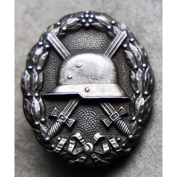 German WW1 Wound badge in silver 1918 - Godet 