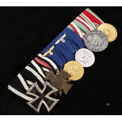 German WW1/2 6-place medal bar