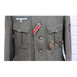 German WW2 Panzer Feldwebel service uniform