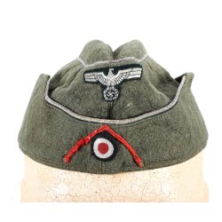 German WW2 Army Artillery Officer's overseas cap