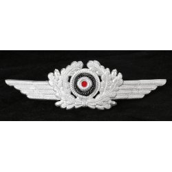 German WW2 Luftwaffe Visor cap wreath with cockade (Carl Halfar Factory find)