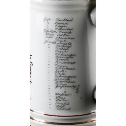 German Imperial Regimental beer stein  2. Badische Grenadier-Regiment �Kaiser Wilhelm I.� Nr. 110 Mannheim