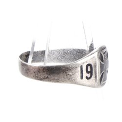 German WW1 Patriotic Iron Cross ring 'silver'