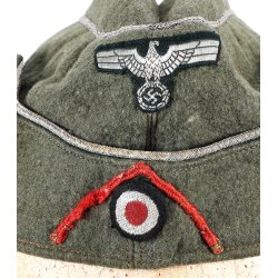 German WW2 Army Artillery Officer's overseas cap
