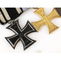 German WW1/2 3-place medal bar