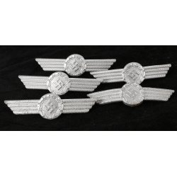 German WW2 Luftwaffe Airport Fire brigade visor cap wreath(Carl Halfar Factory find)