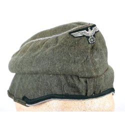 German WW2 Army Artillery Officer's overseas cap