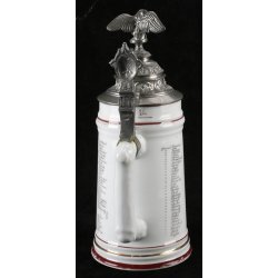 German Imperial Regimental beer stein  2. Badische Grenadier-Regiment �Kaiser Wilhelm I.� Nr. 110 Mannheim