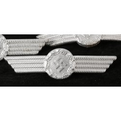 German WW2 Luftwaffe Airport Fire brigade visor cap wreath(Carl Halfar Factory find)