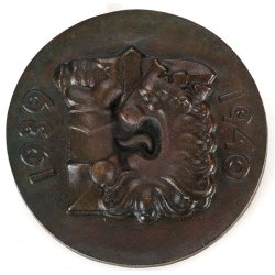 Finnish WW2 Winter War Commemorative Bronze Plaque