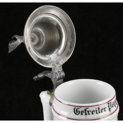 German Imperial Regimental beer stein  2. Badische Grenadier-Regiment �Kaiser Wilhelm I.� Nr. 110 Mannheim