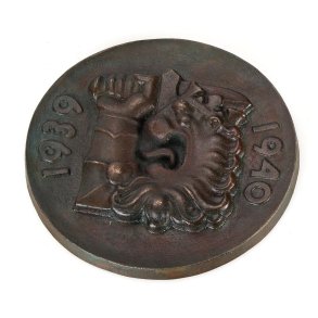 Finnish WW2 Winter War Commemorative Bronze Plaque