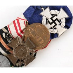 German WW1/2 6-place medal bar