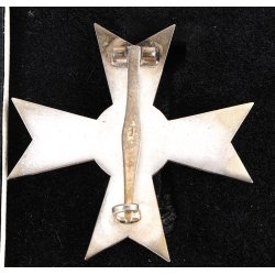 German WW2 War merit cross 1 cl 1939 w/o swords '1' - Cased