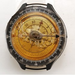 Cold war military wrist compass