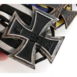 German WW1 3-place medal bar