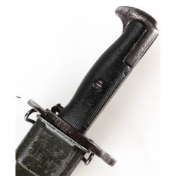US WWII M1 Bayonet with M7 fiberglass scabbard 1943-1944