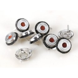 German WW2 Visor cap cockade, type2 (Carl Halfar Factory find)