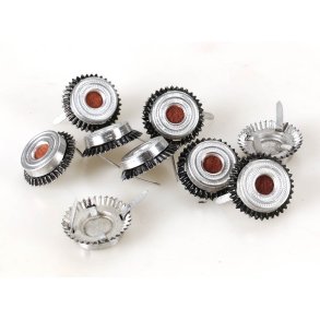 German WW2 Visor cap cockade, type2 (Carl Halfar Factory find)