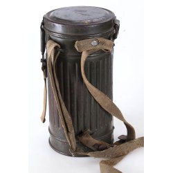 German WW2 Army Gas Mask with canister