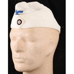 German WW2 Kriegsmarine EM/NCO's white summer overseas cap