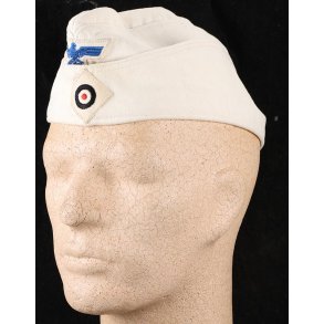 German WW2 Kriegsmarine EM/NCO's white summer overseas cap