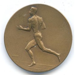 German WW1 Sport Organization for Athletics award plaque - cased