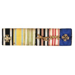 German WW1/2 6-place medal bar