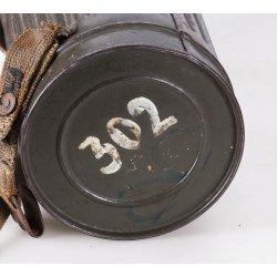 German WW2 Army Gas Mask with canister