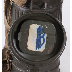 German WW2 Army Gas Mask with canister