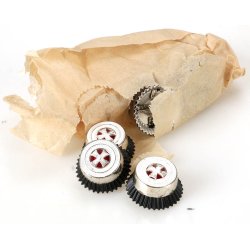 German WW2 Reserve Officer Visor cap cockade (Carl Halfar Factory find)