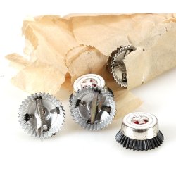 German WW2 Reserve Officer Visor cap cockade (Carl Halfar Factory find)