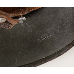 German WW2 Double decal Army M35 helmet - published