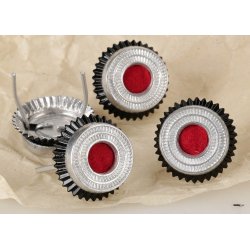 German WW2 Visor cap cockade, type3 (Carl Halfar Factory find)